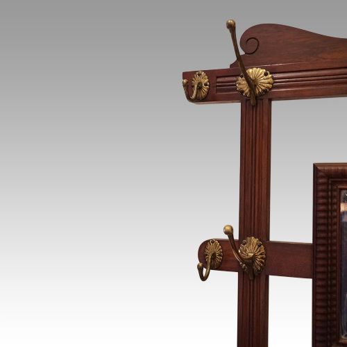 fig 5. Edwardian walnut hallstand