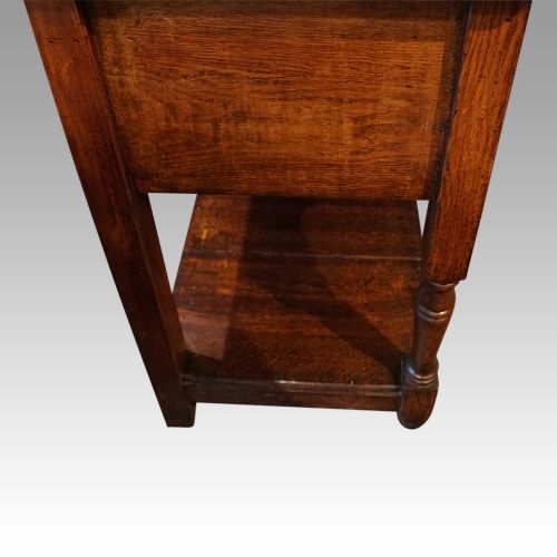 fig 2. Georgian oak pot board dresser base