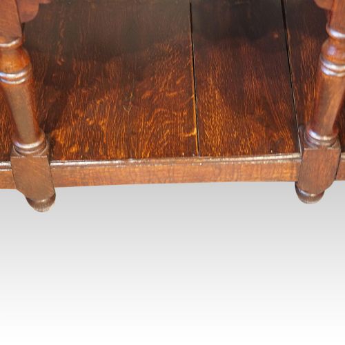 fig 5. Georgian oak pot board dresser base