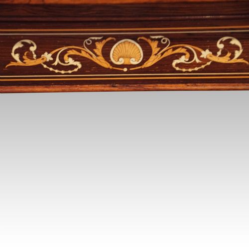 fig 5. Edwardian inlaid rosewood envelope card table