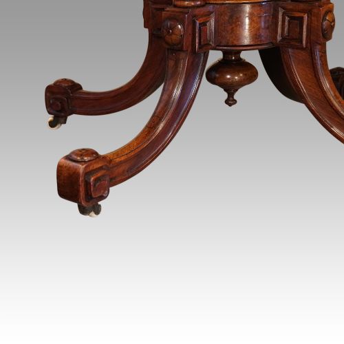fig 1. Victorian burr walnut coffee table