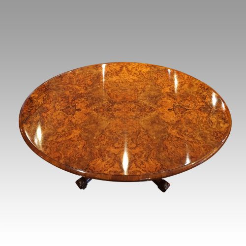 fig 5. Victorian burr walnut coffee table