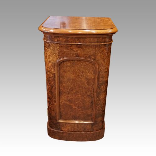 fig 3. Victorian walnut bedside cabinets