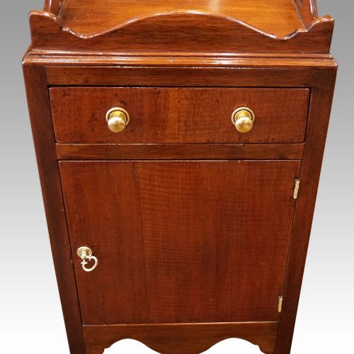 fig 5. Pair of mahogany bedside cabinets