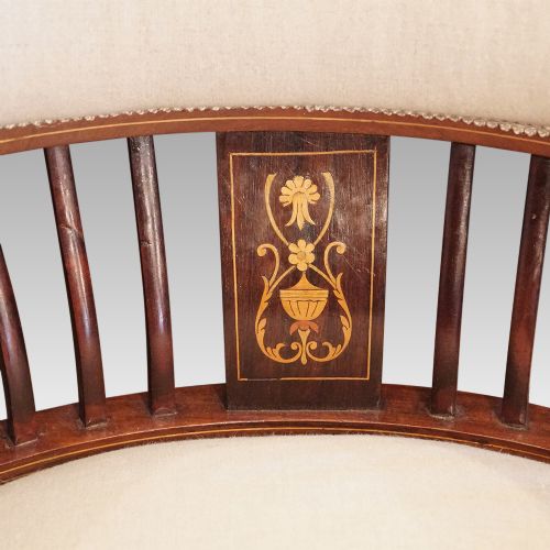 fig 6. Pair of Edwardian tub chairs