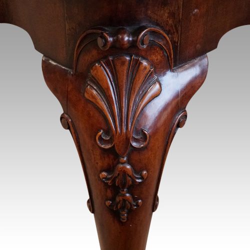 fig 4. Queen Anne style walnut dining table