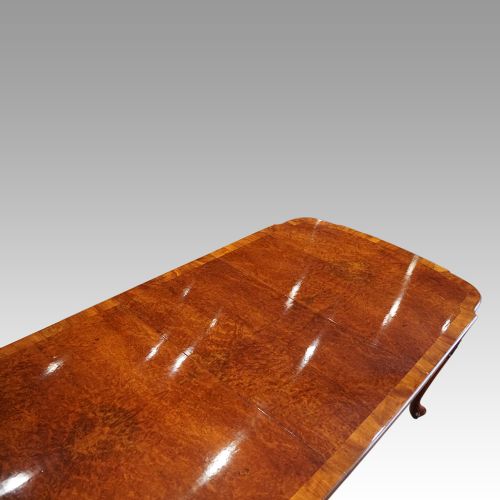 fig 6. Queen Anne style walnut dining table