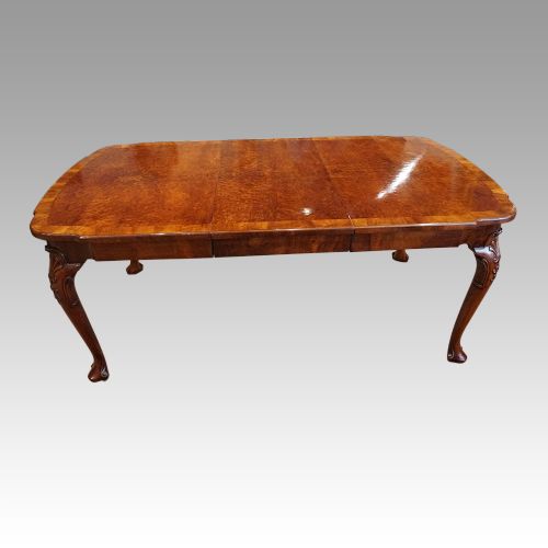 fig 8. Queen Anne style walnut dining table