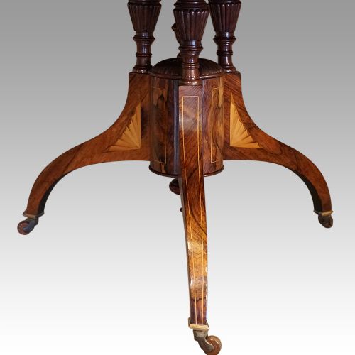 fig 1. Victorian inlaid rosewood coffee table
