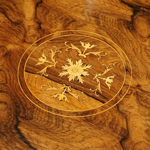 fig 2. Victorian inlaid rosewood coffee table