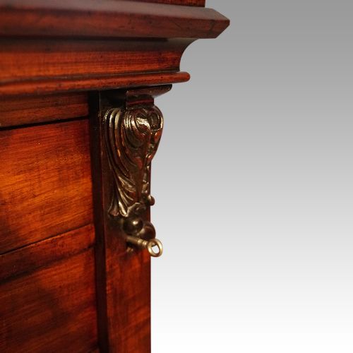 fig 2. Victorian mahogany Wellington chest