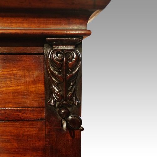 fig 4. Victorian mahogany Wellington chest
