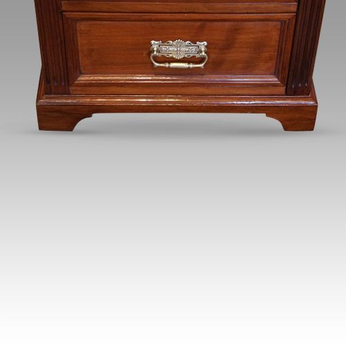 fig 2. Edwardian walnut Wellington chest
