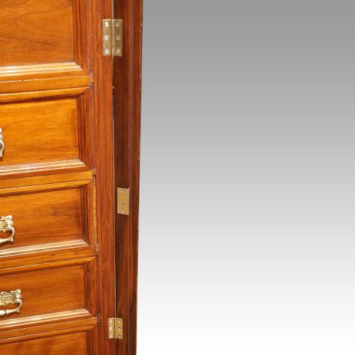 fig 5. Edwardian walnut Wellington chest