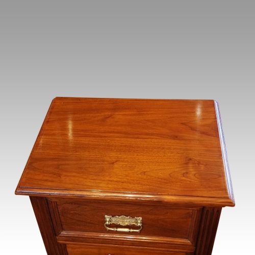 fig 7. Edwardian walnut Wellington chest
