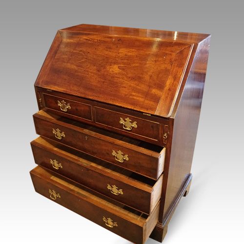 fig 2. Georgian small mahogany bureau