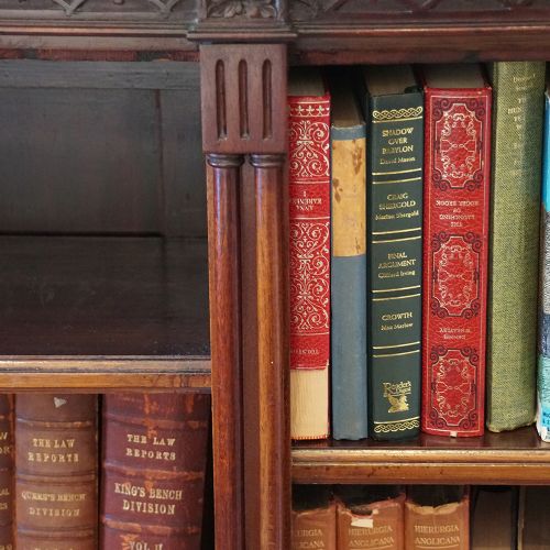 fig 1. Edwardian mahogany bookcase