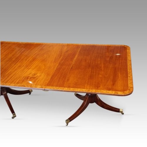 fig 7. George V large mahogany dining table