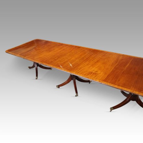 fig 9. George V large mahogany dining table