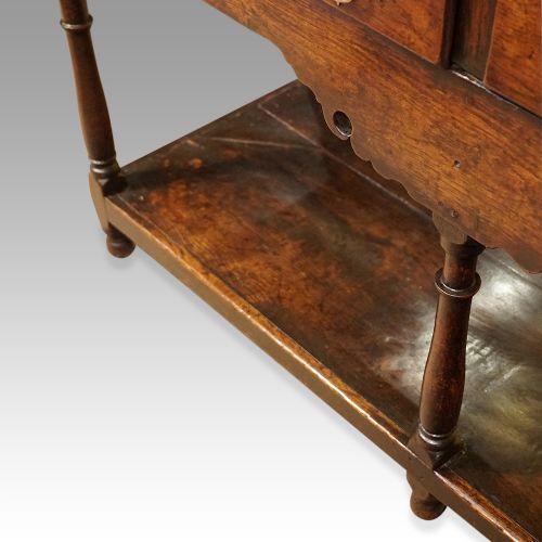 fig 2. Antique oak dresser base