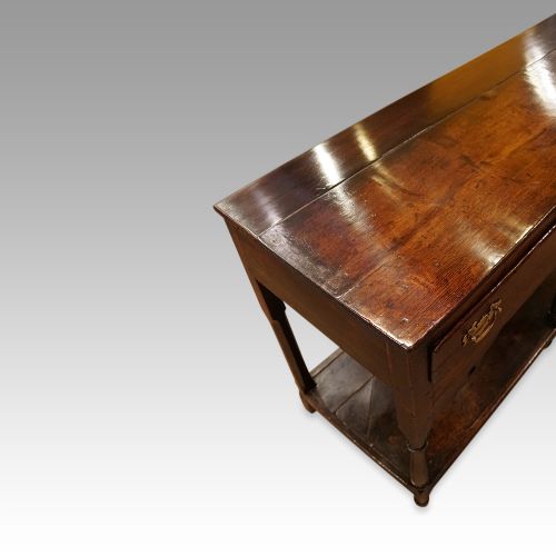 fig 3. Antique oak dresser base