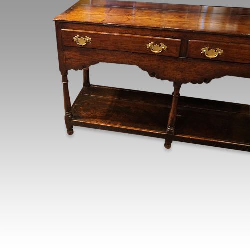 fig 6. Antique oak dresser base