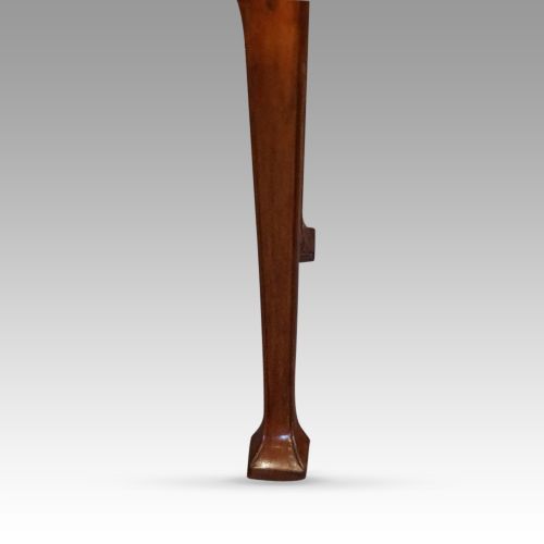 fig 2. 1920s walnut demi lune card table