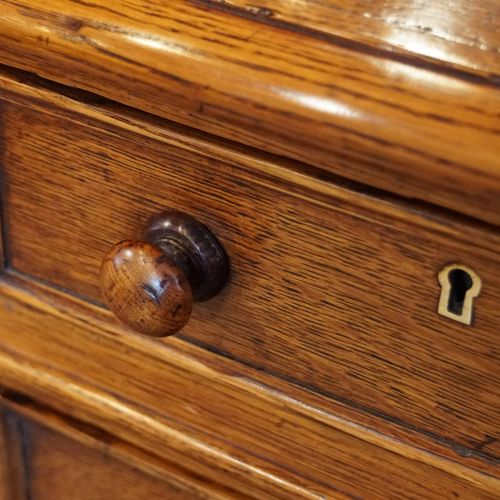 fig 7. Victorian oak partners desk
