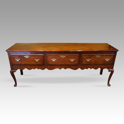 fig 6. Georgian cabriole dresser base 2m long