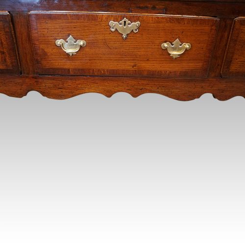 fig 8. Georgian cabriole dresser base 2m long