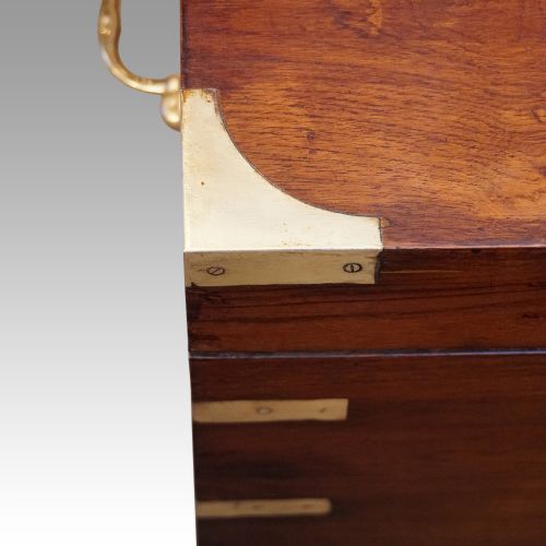 fig 1. Victorian teak military chest
