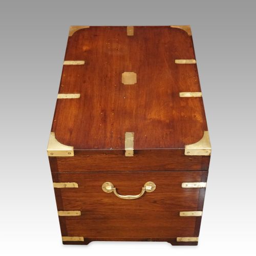 fig 2. Victorian teak military chest