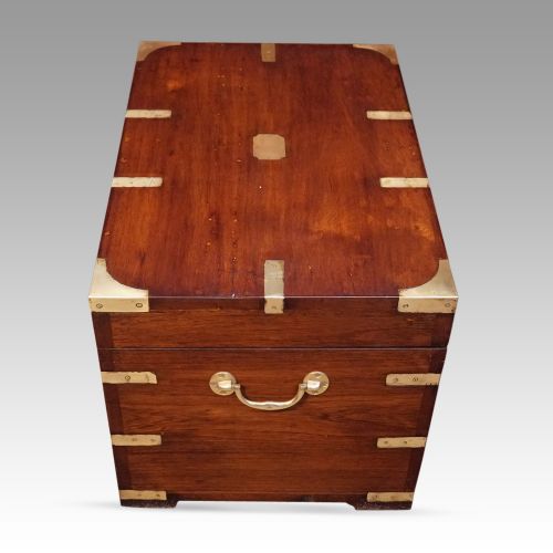 fig 3. Victorian teak military chest