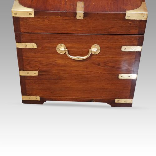 fig 4. Victorian teak military chest