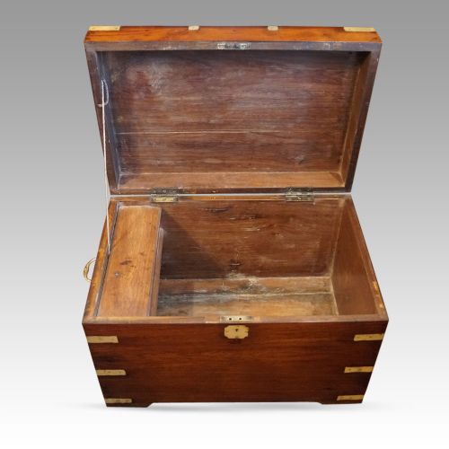 fig 5. Victorian teak military chest