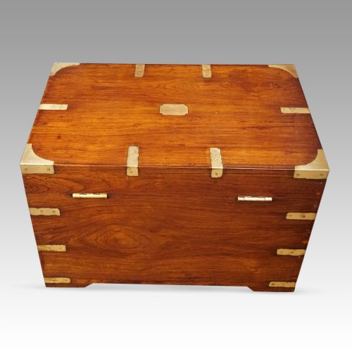 fig 8. Victorian teak military chest