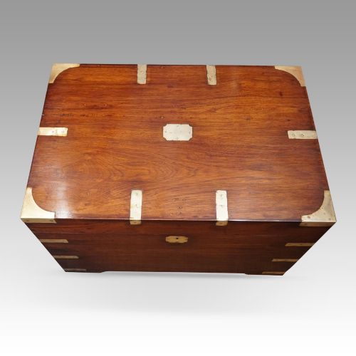 fig 9. Victorian teak military chest