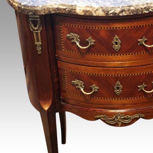 fig 2. Pair of French bedside cabinets