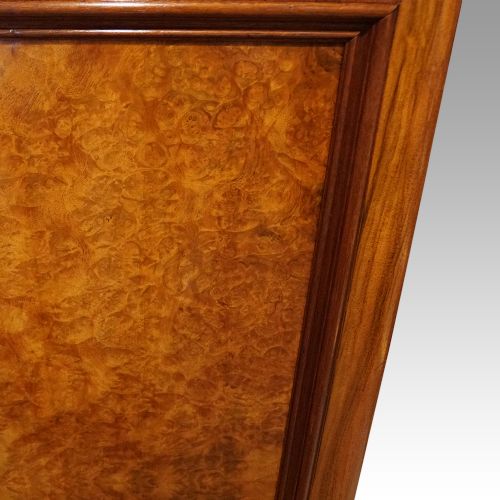 fig 3. Victorian burr walnut housekeeper’s wardrobe