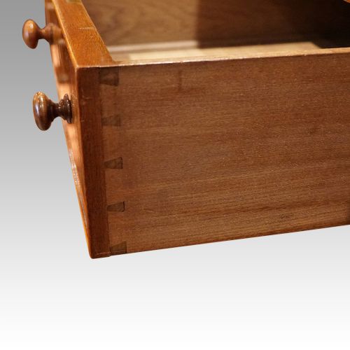 fig 8. Victorian burr walnut housekeeper’s wardrobe