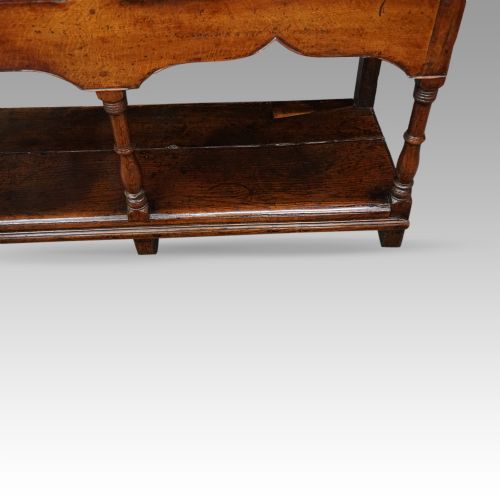 fig 3. Antique oak dresser base