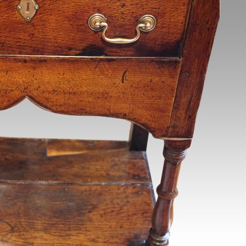fig 4. Antique oak dresser base