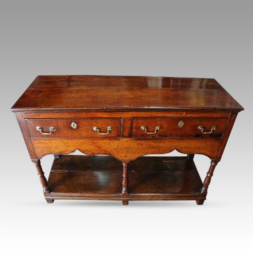 fig 5. Antique oak dresser base