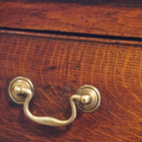fig 7. Antique oak dresser base