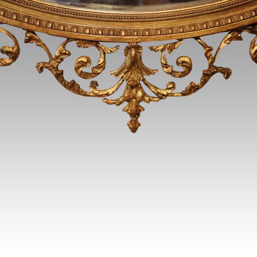 fig 2. Antique gilt adam style mirror