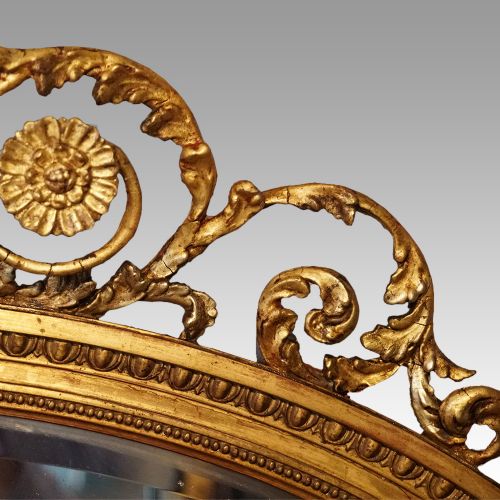 fig 4. Antique gilt adam style mirror