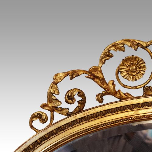 fig 7. Antique gilt adam style mirror