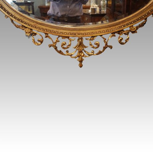 fig 8. Antique gilt adam style mirror