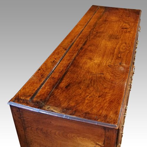 fig 1. Antique oak pot board dresser