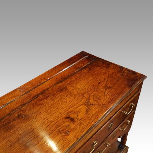 fig 3. Antique oak pot board dresser
